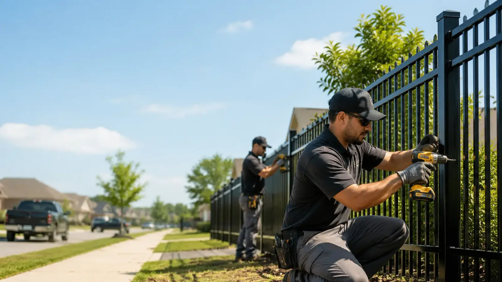 Metal Fence Installation in Martinsville, IN